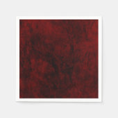 Rood & Zwart Grunge Gothic Servet (Voorkant)