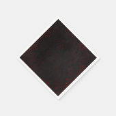 Rood & Zwart Grunge Gothic Servet (Hoek)