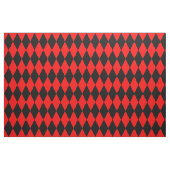 Rood Zwart Harlekijn Diamanten Dammen Design Stof (Fat Quarter)