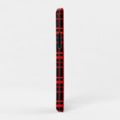 Rood & Zwart Karo Case-Mate iPhone Case (Achterkant/rechts)