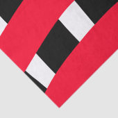 Rood zwart kruis dambord eenvoudig man jongen cade tissuepapier (Detail)