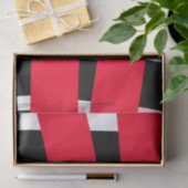 Rood zwart kruis dambord eenvoudig man jongen cade tissuepapier (Geschenk)