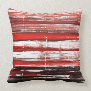 Rood zwart kussen
