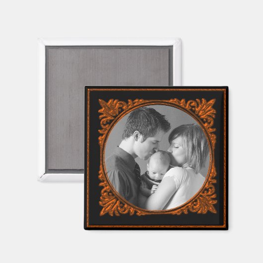 Rood & Zwart Lijst Magneet (Voorkant / Achterkant)