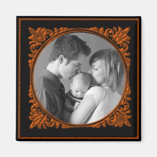 Rood & Zwart Lijst Magneet (Voorkant)