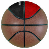 rood zwart meisjes team kleuren aandenken basketbal (Rechts)