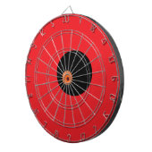 Rood Zwart Offset Dartbord (Voorkant Rechts)