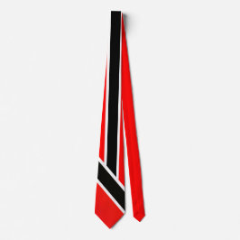 Rood & Zwart op Wit Stropdas