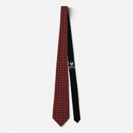 Rood Zwart Plaid - Emo - Stropdas