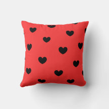 Rood Zwart Schattig Knus Modern Romantisch Chic Ha