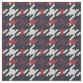 rood zwart schildpadpatroon stof (Close Up)