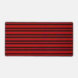 Rood Zwart Strepen Patroon Bureaumat