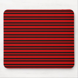Rood Zwart Strepen Patroon Muismat