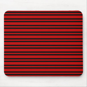 Rood Zwart Strepen Patroon Muismat