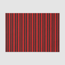 Rood Zwart Strepen Patroon Tissuepapier