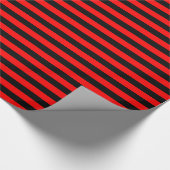 Rood/zwart tappapier cadeaupapier (Hoek)