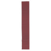 Rood Zwart Tartan Runner Gezellig Cabin Table Acce Lange Tafelloper (Voorkant)