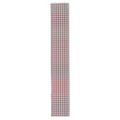 Rood Zwart Tartan Runner Gezellig Cabin Table Acce Lange Tafelloper (Voorkant)