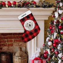 Rood Zwart Tartan Schotse Ruit Winter Krans Hond F
