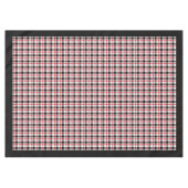 Rood Zwart Tartan Tafelkleed Gezellig Cabin Dining (Voorkant (Horizontaal))