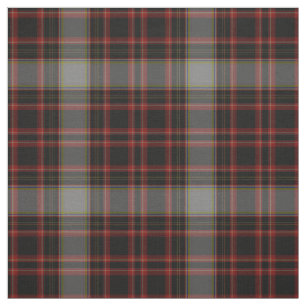 Rood Zwart Taupe Grijs Tartan Plaid Stof