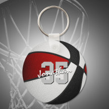 rood zwart team kleuren basketbal partij gunsten