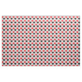 Rood Zwart Valentijn Liefde Harten Stof (Yard (91,4 cm))