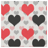 Rood Zwart Valentijn Liefde Harten Stof (Close Up)