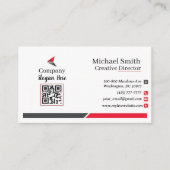 Rood & Zwart Visitekaartjes 3 Pack van 100 (Voorkant)