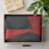 Rood Zwart Vrouwen Muzieknoten Decoupage Tissuepapier (Geschenk)