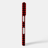 rood zwart weefpatroon Case-Mate iPhone case (Achterkant / Rechts)