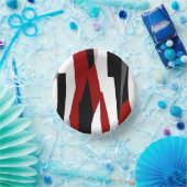 Rood zwart-wit abstract papieren kommen (Feest)