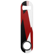 Rood zwart-wit abstract