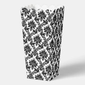  rood zwart & wit damast bruiloft bedankdoosjes (Achterkant)