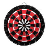 Rood zwart-wit dartboard dartbord (Voorkant)