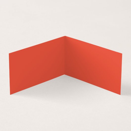 Rood Zwart Wit Monogram Minimalistisch Vlak Visitekaartje (Binnen)