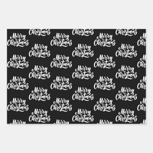 Rood Zwart Wit Ornamenten Illustratiepatroon Inpakpapier Vel (Voorkant 3)