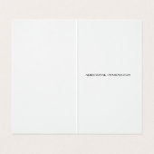 ROOD ZWART WIT POLKA STIPPEN MODERN TRENDY MANAGER VISITEKAARTJE (Binnenkant ongevouwen)