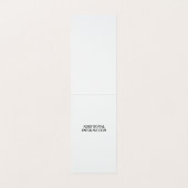 ROOD ZWART WIT POLKA STIPPEN MODERN TRENDY MANAGER VISITEKAARTJE (Binnenkant ongevouwen)