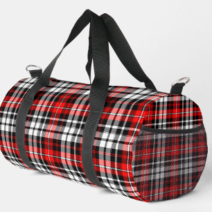 Rood Zwart Wit Schotse Ruit Patroon Ontwerp  Plunjezak