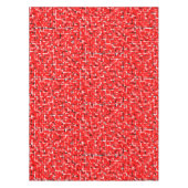 Rood zwart wit tafelkleed (Voorkant)