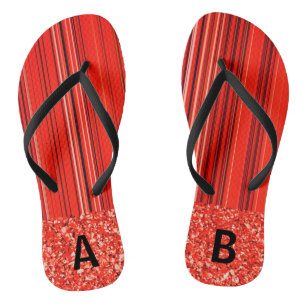 Rood Zwart Wit Teenslippers