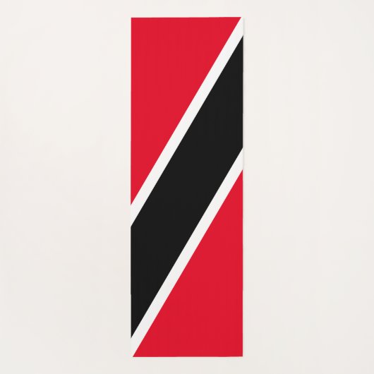 Rood zwart wit yogamat