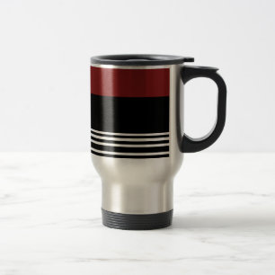 Rood/zwart/zilver > Coffee Travel Mug Reisbeker
