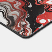 Rood, Zwart & Zilver Splendor Bureaumat (Hoek)