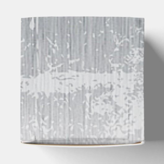 Rood, zwart, zwart en wit krijtstreep print bedankdoosjes (Bovenkant)