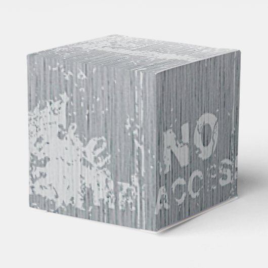 Rood, zwart, zwart en wit krijtstreep print bedankdoosjes (Achterkant)