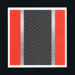 Rood, zwart, zwart en wit servet<br><div class="desc">Rood, zwart, zwart en wit, instrijpe luiers. Dit bruiloft collectie kan worden gewijzigd om een verjaardag te vieren, een feest van de heer & de heer bachelor, of een verjaardagsfeest. Het is volledig aanpasbaar voor uw gelegenheid, en zal voor iedereen perfect zijn die iets uniek verschillend wil. Dit collectie zal...</div>