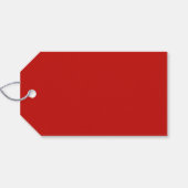 Rood Zwarte Afstudeerfeest Klas van 2026 Cadeaulabel (Achterkant Horizontaal)