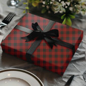 Rood-Zwarte Buffalo Plaid Cadeaupapier